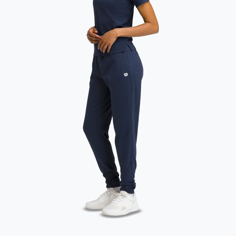 Dámske tenisové nohavice Wilson Team Jogger medium classic navy 2