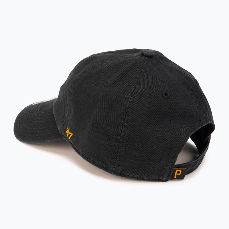 47 Značka MLB Pittsburgh Pirates CLEAN UP baseballová čiapka čierna 3