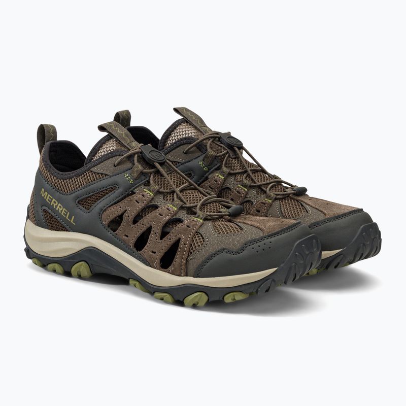 Merrell Accentor 3 Sieve hnedé pánske trekové sandále J135179 4