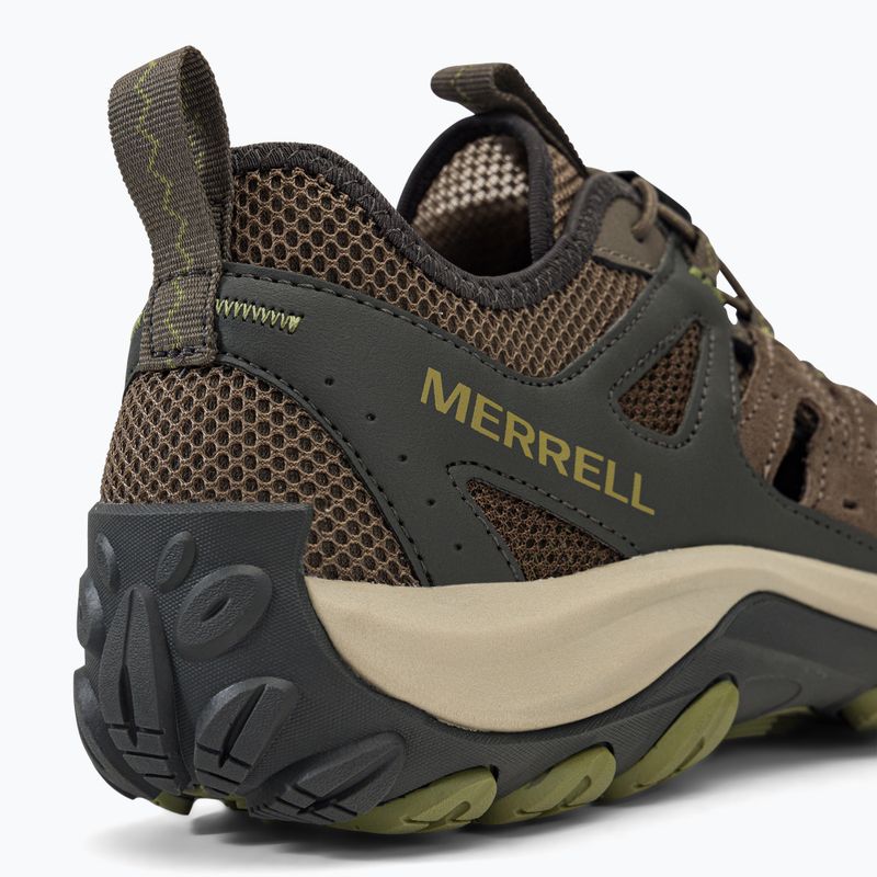 Merrell Accentor 3 Sieve hnedé pánske trekové sandále J135179 9