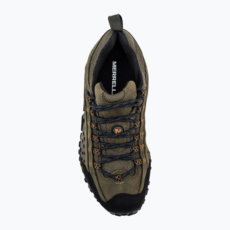 Pánske turistické topánky Merrell Intercept  dark olive 5