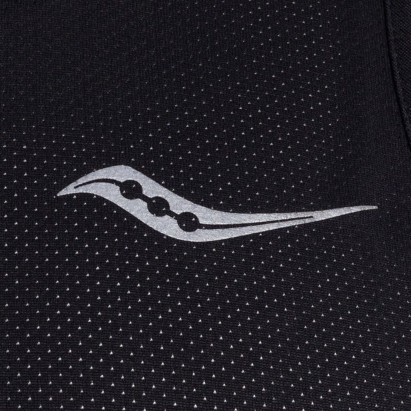 Pánske bežecké tričko Saucony Stopwatch Singlet black SAM800277-BK 3