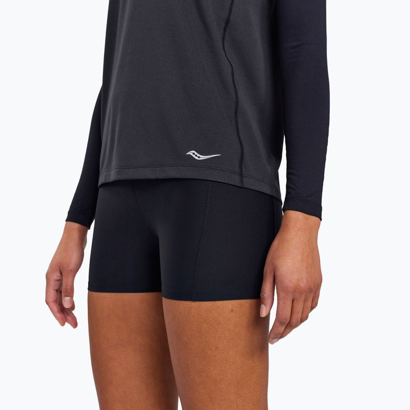 Dámske bežecké tričko Saucony Stopwatch Singlet black SAW800369-BK 3