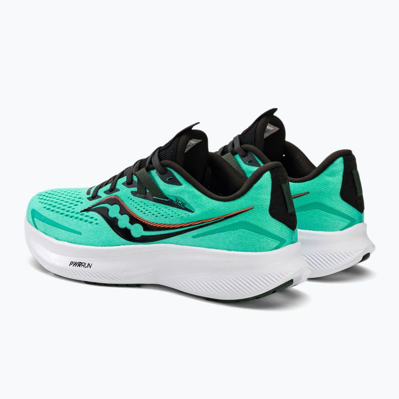 Pánska bežecká obuv Saucony Ride 15 cool mint/zest S20729-125 3
