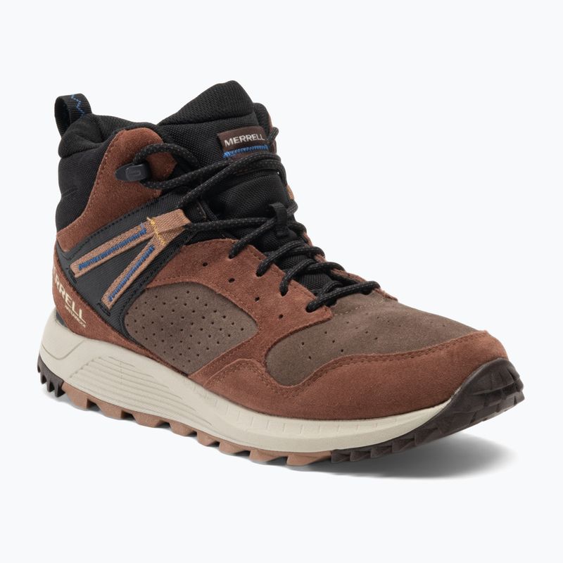 Pánske turistické topánky Merrell Wildwood Sneaker Boot Mid WP bracken