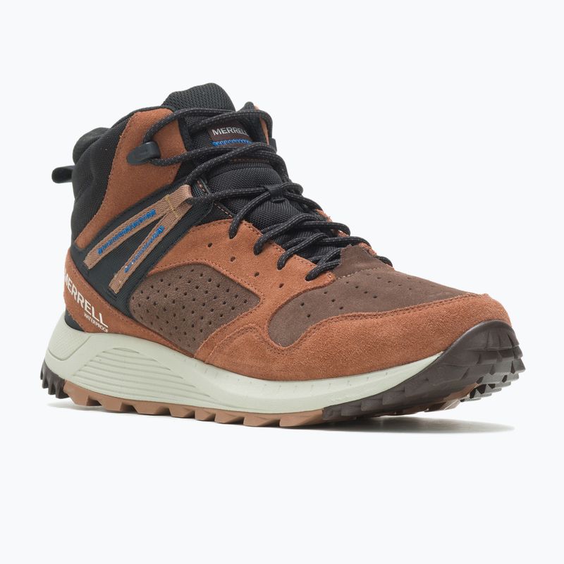 Pánske turistické topánky Merrell Wildwood Sneaker Boot Mid WP bracken 11