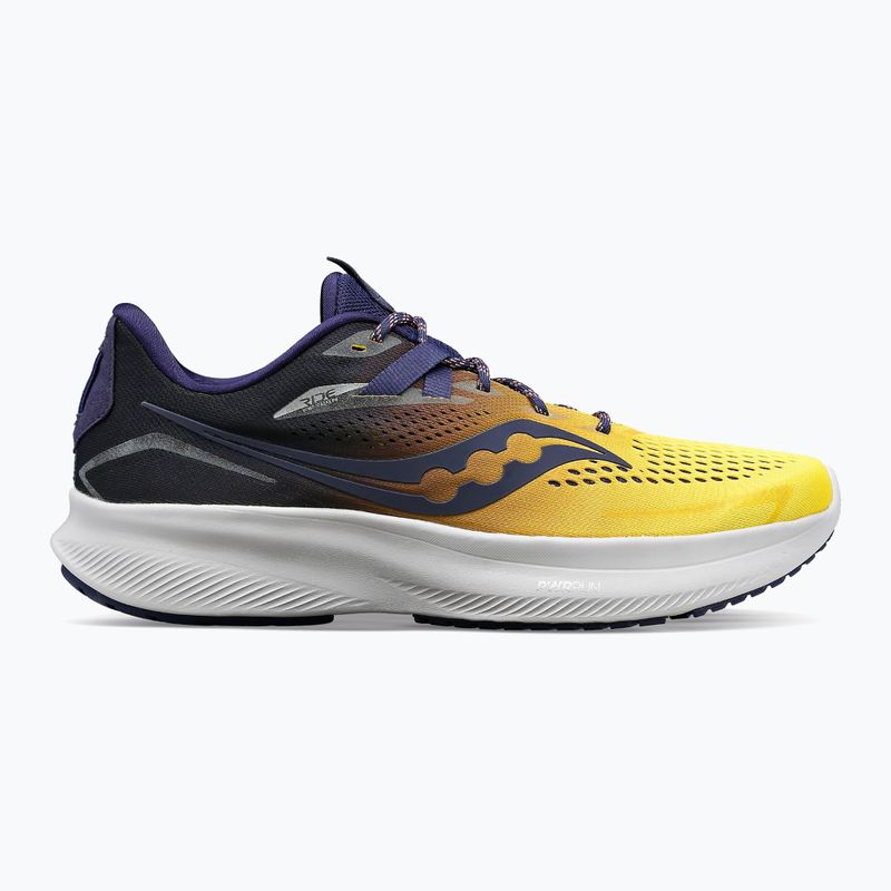 Saucony Ride 15 pánska bežecká obuv navy blue and yellow S20729-65 9