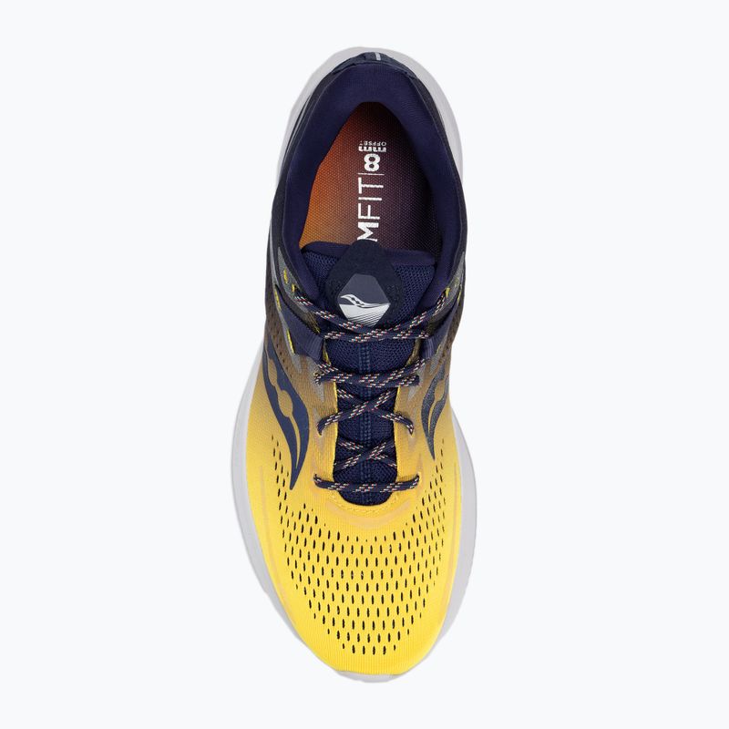 Saucony Ride 15 pánska bežecká obuv navy blue and yellow S20729-65 6