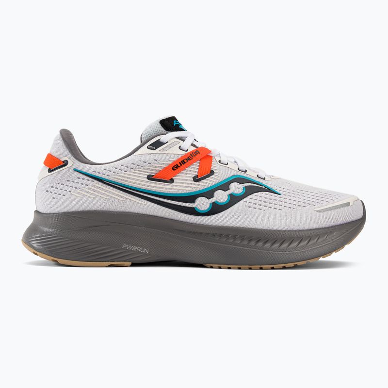 Saucony Guide 16 pánska bežecká obuv biela a sivá S20810-85 2