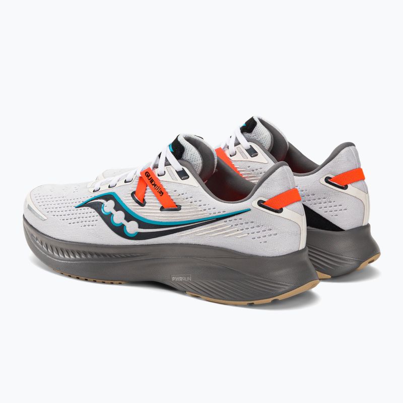 Saucony Guide 16 pánska bežecká obuv biela a sivá S20810-85 3