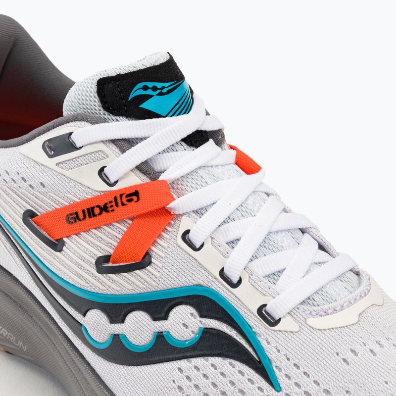 Saucony Guide 16 pánska bežecká obuv biela a sivá S20810-85 8