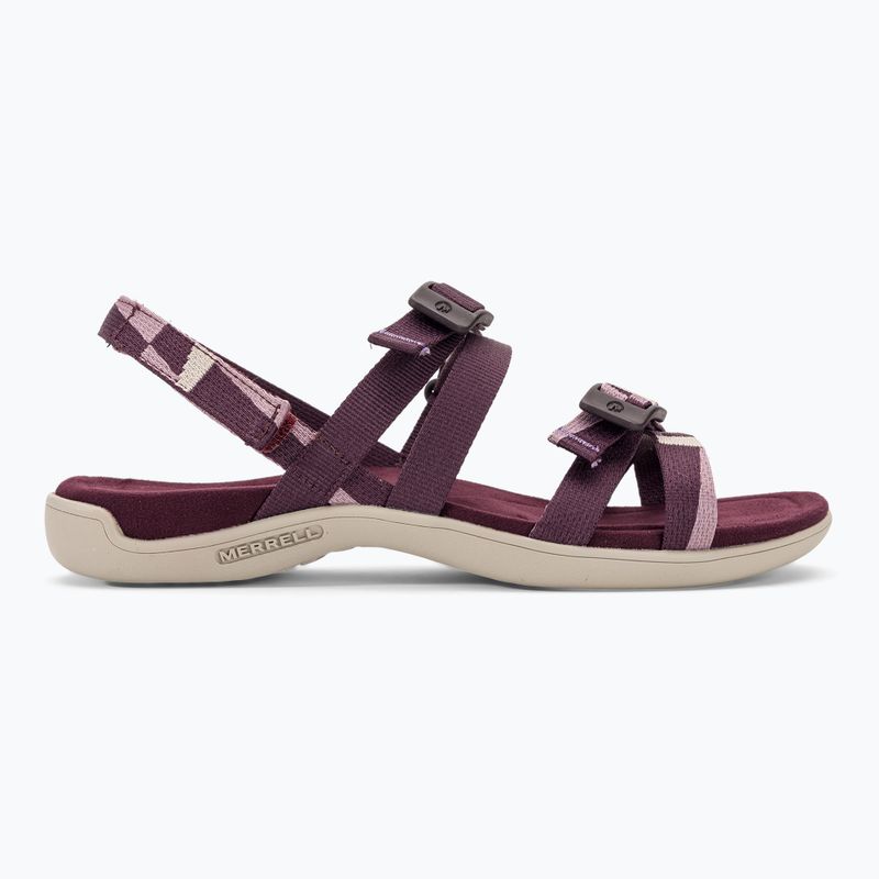 Dámske sandále Merrell District 3 Backstrap Web burgundy 2