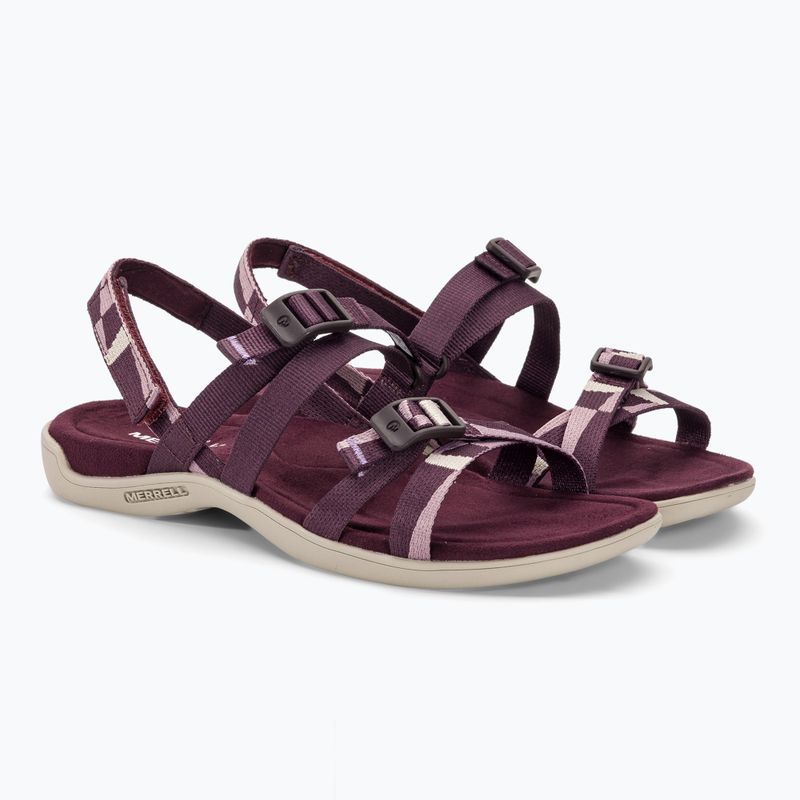 Dámske sandále Merrell District 3 Backstrap Web burgundy 4