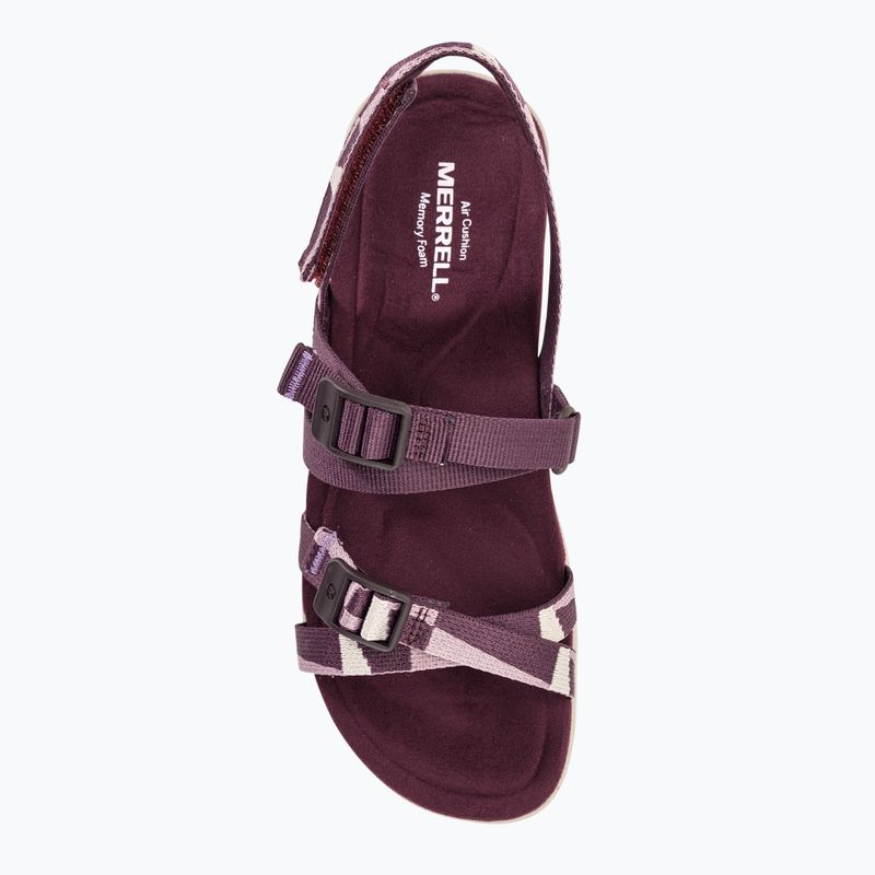 Dámske sandále Merrell District 3 Backstrap Web burgundy 6