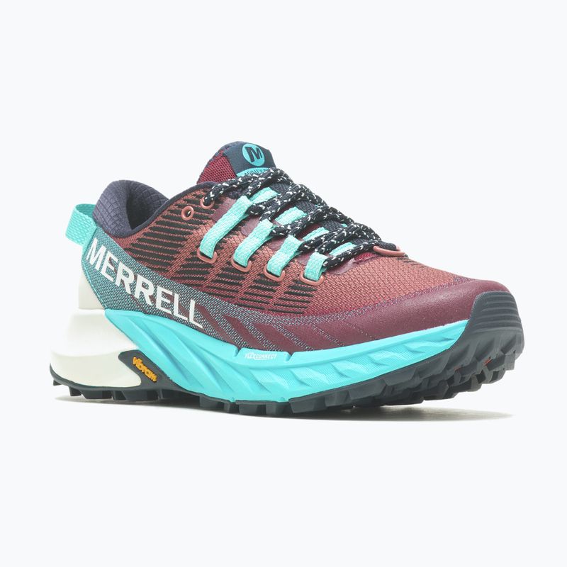 Merrell Agility Peak 4 dámska bežecká obuv burgundy-blue J067546 11