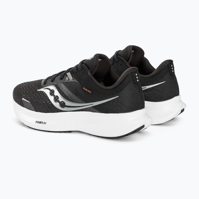 Pánska bežecká obuv Saucony Ride 16 black/white 3