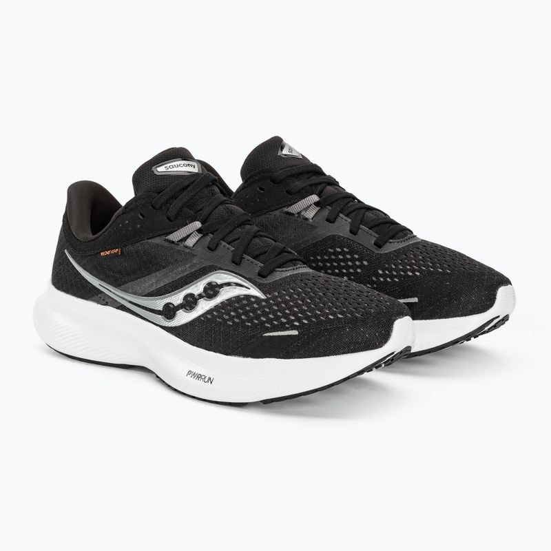 Pánska bežecká obuv Saucony Ride 16 black/white 4