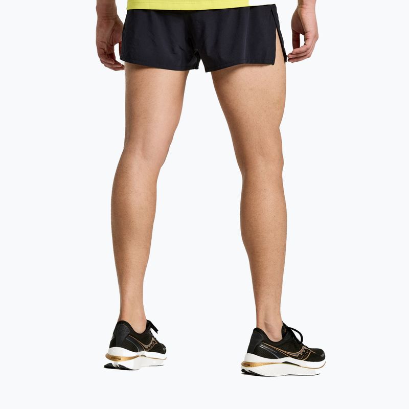 Pánske bežecké šortky Saucony Outpace 2,5" Split black SAM800326-BK 2