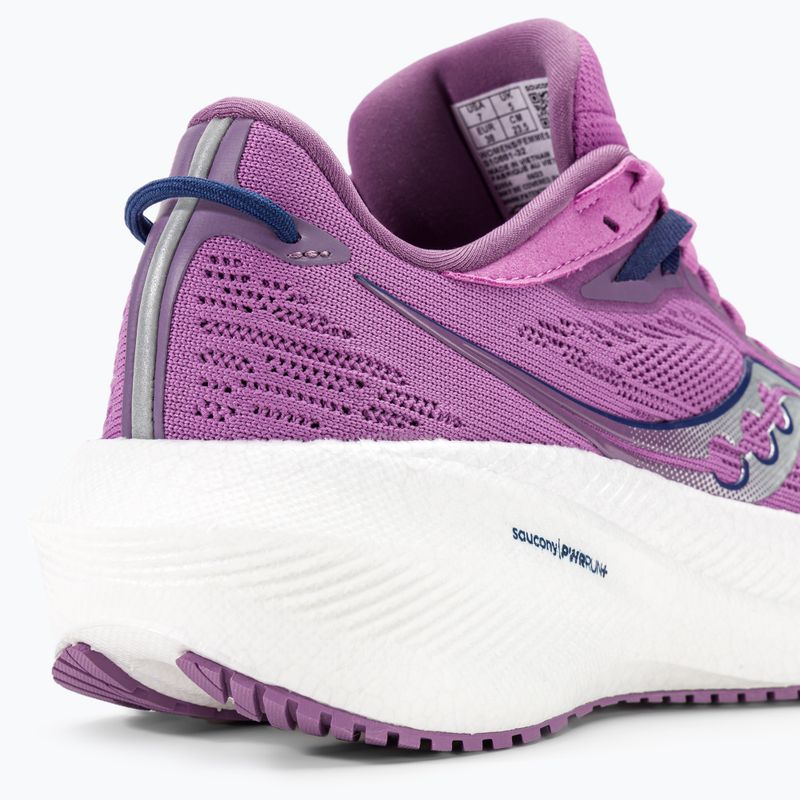 Dámska bežecká obuv Saucony Triumph 21 grape/indigo 10