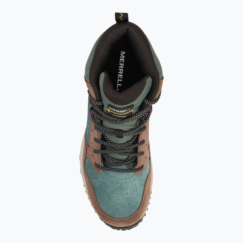 Pánske turistické topánky Merrell Wildwood Mid Ltr Wp forest 5