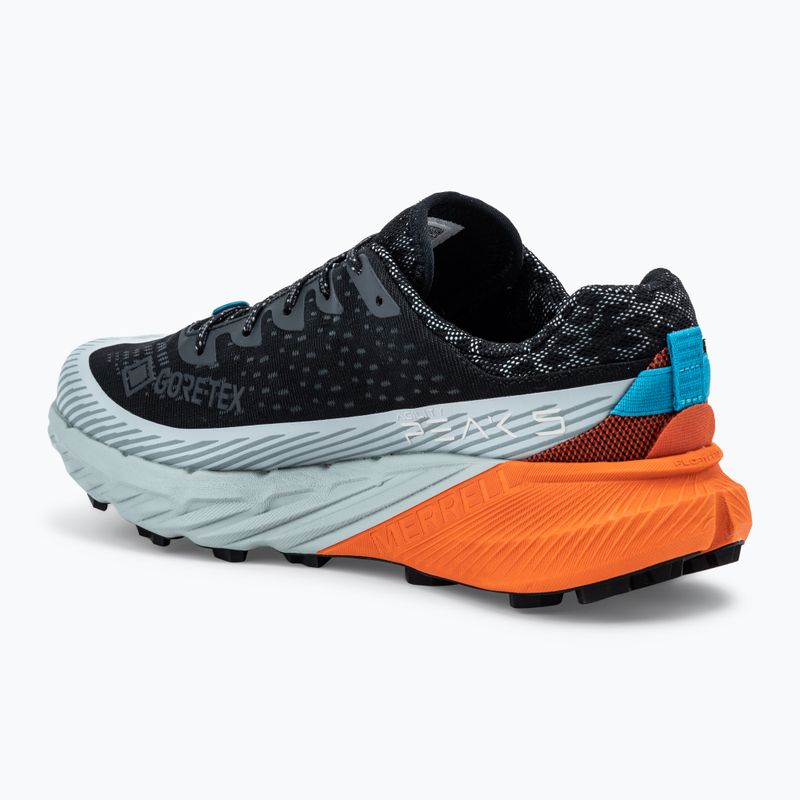 Pánska bežecká obuv Merrell Agility Peak 5 Gtx black / tangerine 3