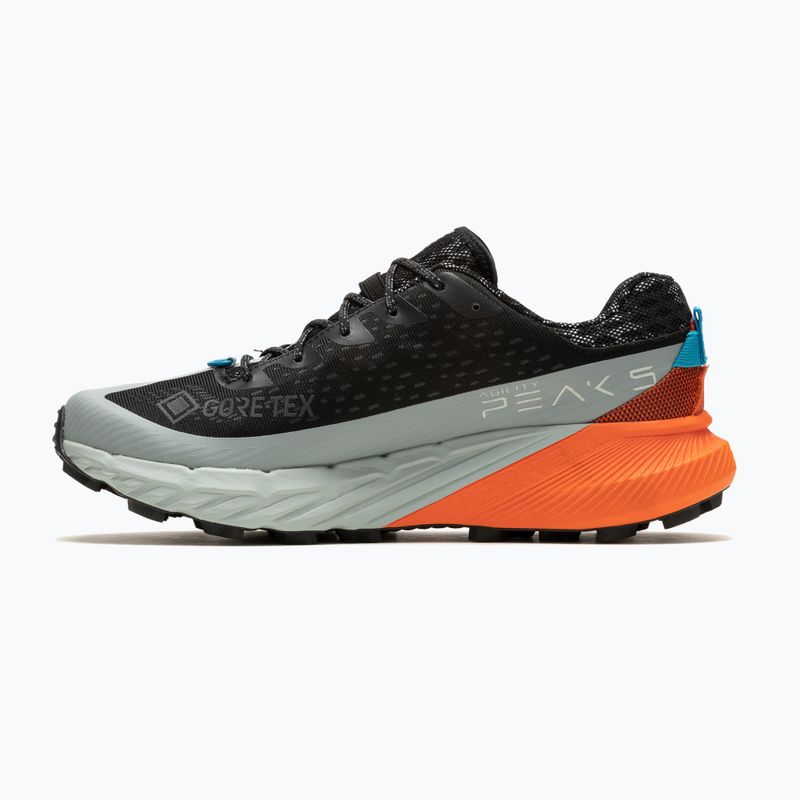 Pánska bežecká obuv Merrell Agility Peak 5 Gtx black / tangerine 10