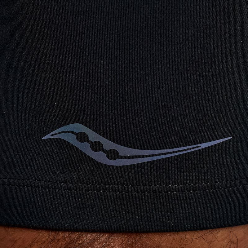 Pánske bežecké šortky Saucony Fortify Lined Half black 5
