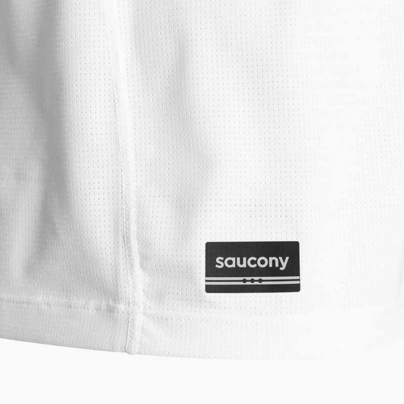 Pánske bežecké tielko Saucony Stopwatch Singlet white 4