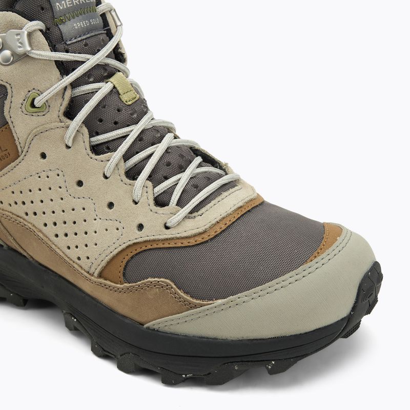 Pánske turistické topánky Merrell Speed Solo Mid WP grey 7