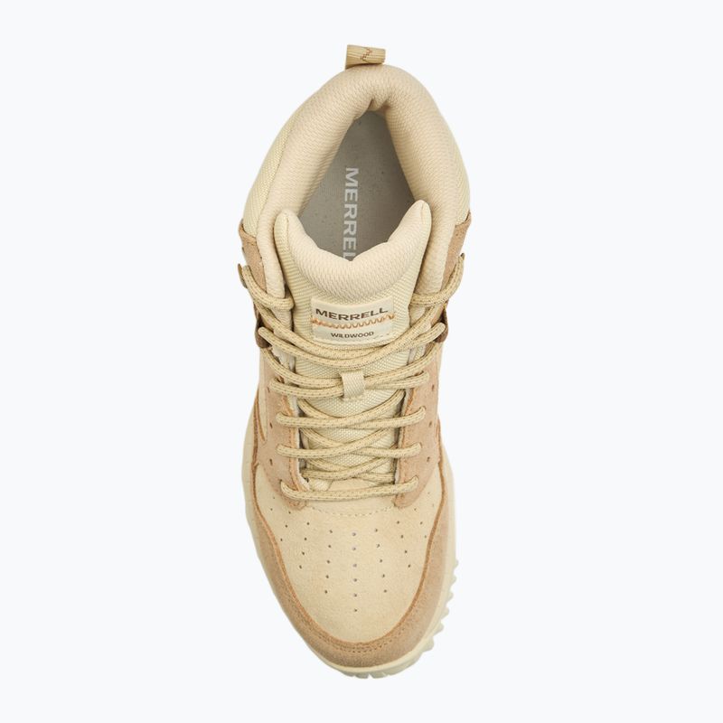 Dámske turistické topánky Merrell Wildwood Mid Ltr Wp tan/reed 5