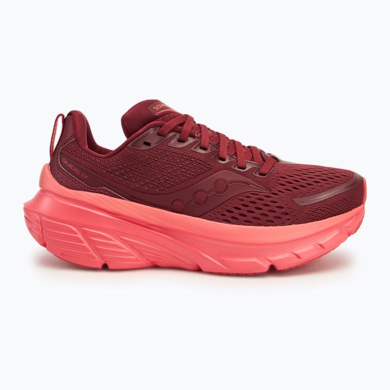 Dámska bežecká obuv Saucony Guide 17 currant/cayenne 2