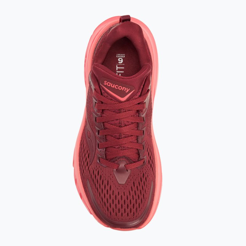 Dámska bežecká obuv Saucony Guide 17 currant/cayenne 5
