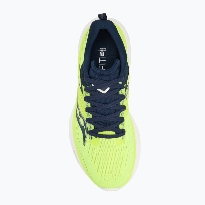 Pánska bežecká obuv Saucony Ride 17 citron/navy 5