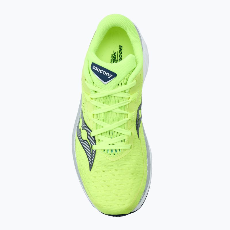 Pánska bežecká obuv Saucony Endorphin Speed 4 citron/navy 5