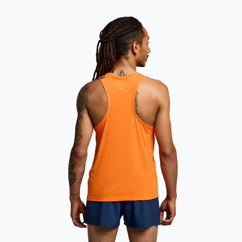 Pánske bežecké tielko Saucony Stopwatch Singlet pepper heather 3