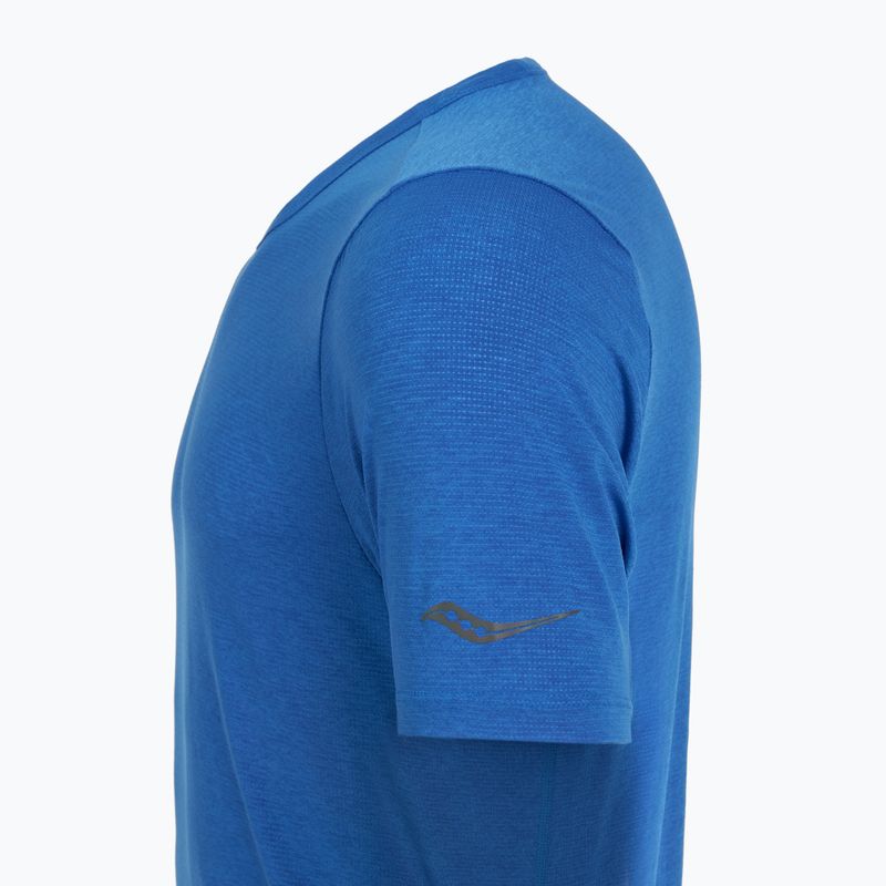 Pánske bežecké tričko Saucony Stopwatch SS skydiver heather 4