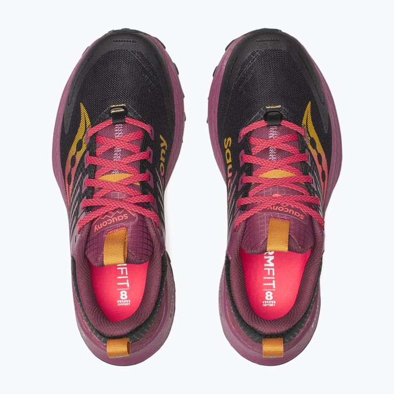 Dámske bežecké topánky Saucony Ride Trail 2 black/terracotta 12
