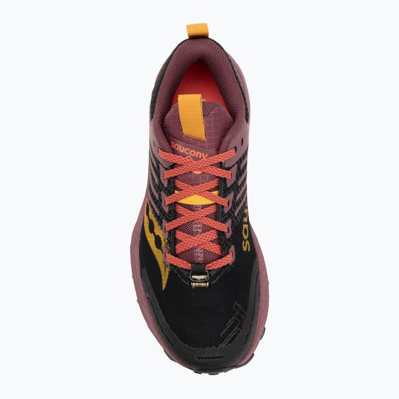 Dámske bežecké topánky Saucony Ride Trail 2 black/terracotta 5