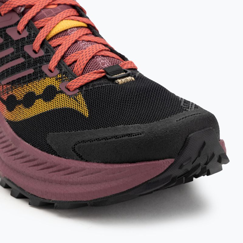 Dámske bežecké topánky Saucony Ride Trail 2 black/terracotta 7
