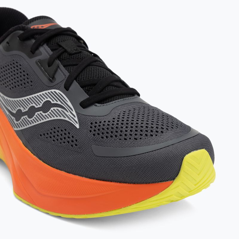 Pánske bežecké topánky Saucony Tide 2 shadow/citron 7