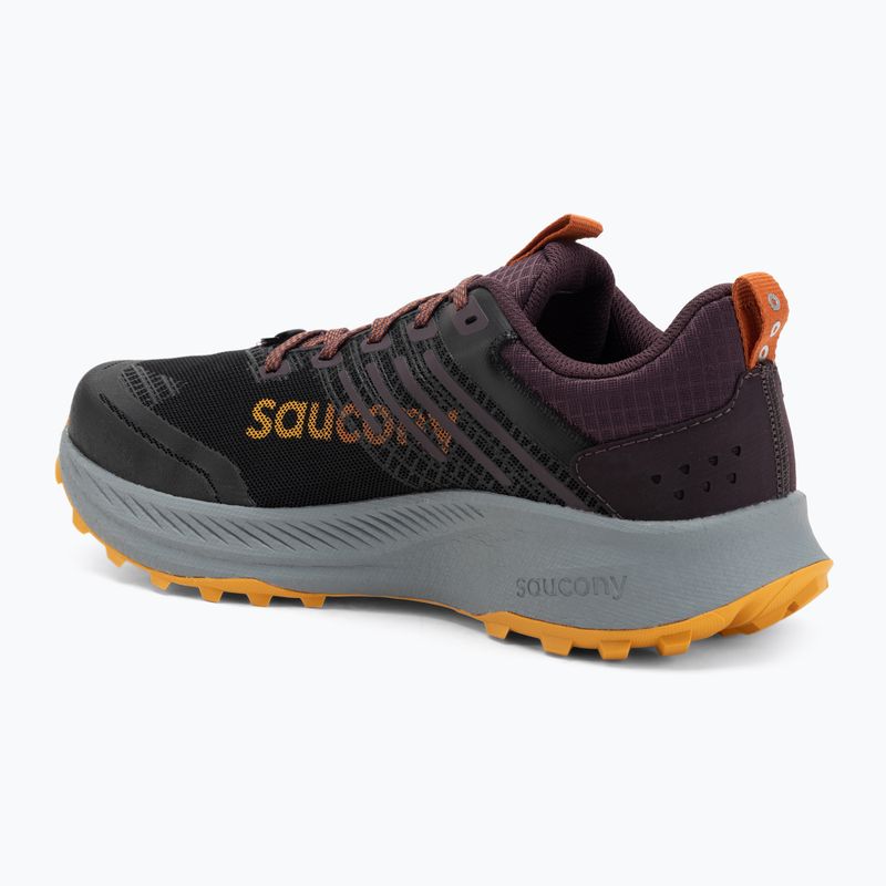 Pánske bežecké topánky Saucony Ride Trail 2 black/autumn 3