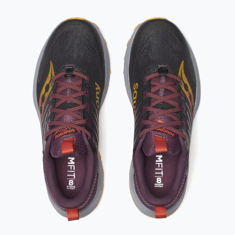 Pánske bežecké topánky Saucony Ride Trail 2 black/autumn 5