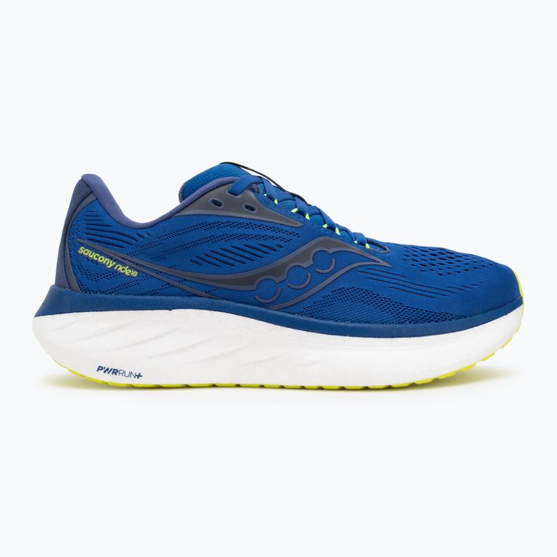 Pánske bežecké topánky Saucony Ride 18 lapis blue/citron 2