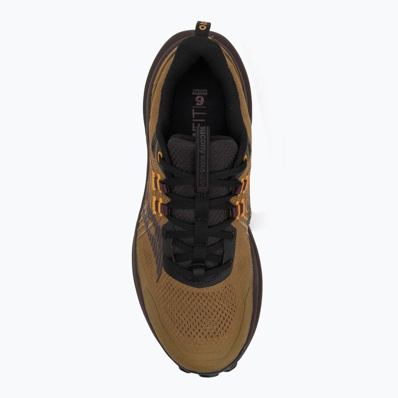 Pánske bežecké topánky Saucony Xodus Ultra 4 brown/wine 5