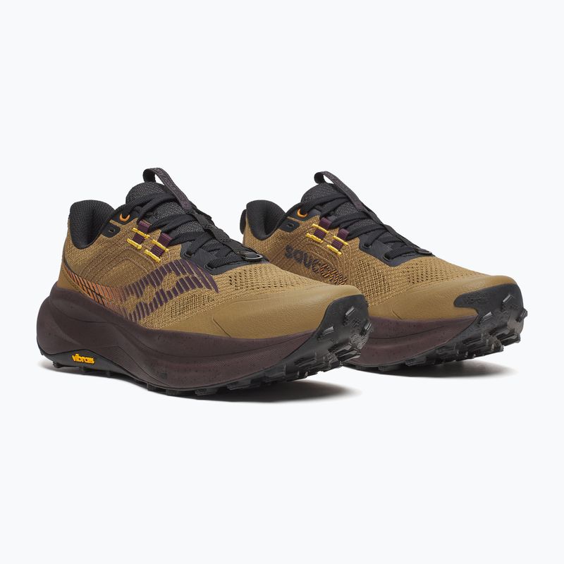 Pánske bežecké topánky Saucony Xodus Ultra 4 brown/wine 10