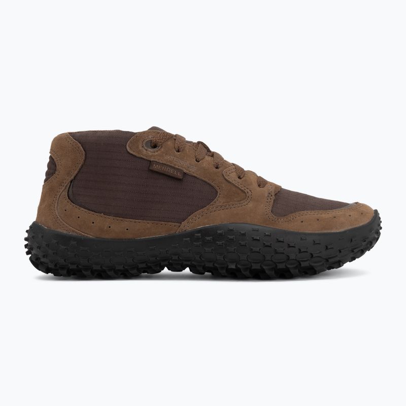 Pánske barefoot topánky Merrell Wrapt Sneaker Mid Wp coffee 2