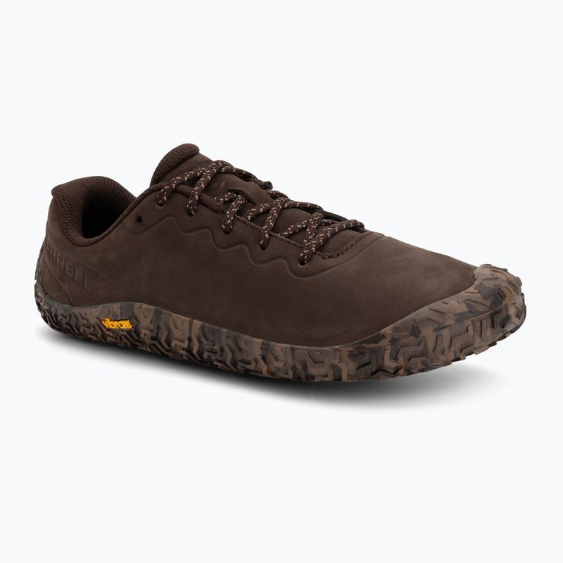 Pánske barefoot topánky Merrell Vapor Glove 6 Leather coffe