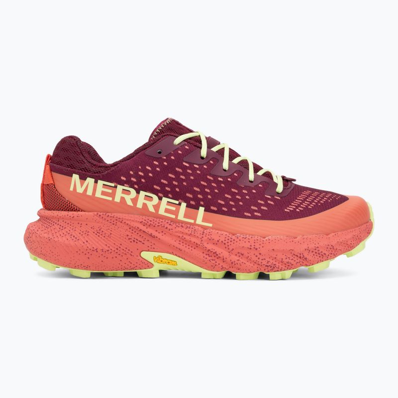 Pánske bežecké topánky Merrell Agility Peak 5 3D mtl flare/crimson 2