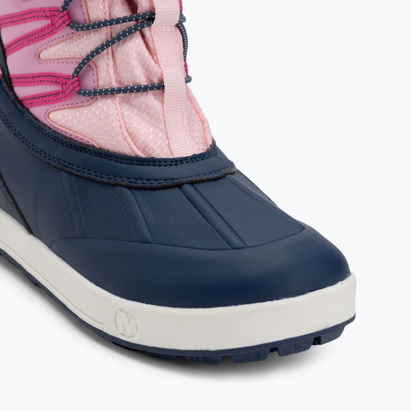 Detské snehule Merrell Snow Bank 5.0 WP navy/pink 7