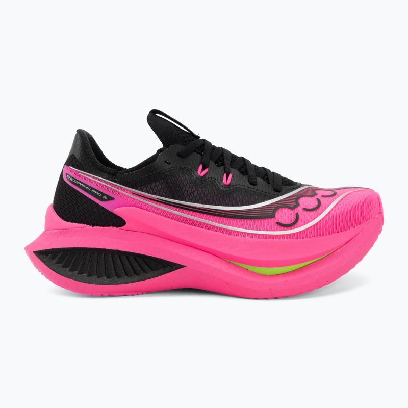 Dámske bežecké topánky Saucony Endorphin Pro 5 black/shock 2